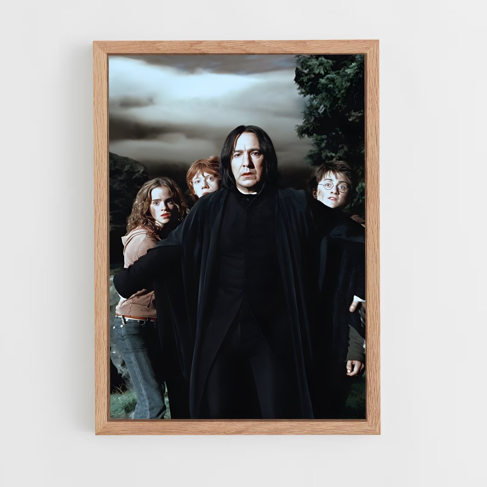 ap-severus snape-2 cadre Bois clair