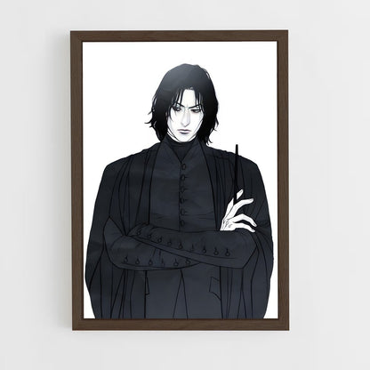 ap-severus snape-4 cadre Bois foncé