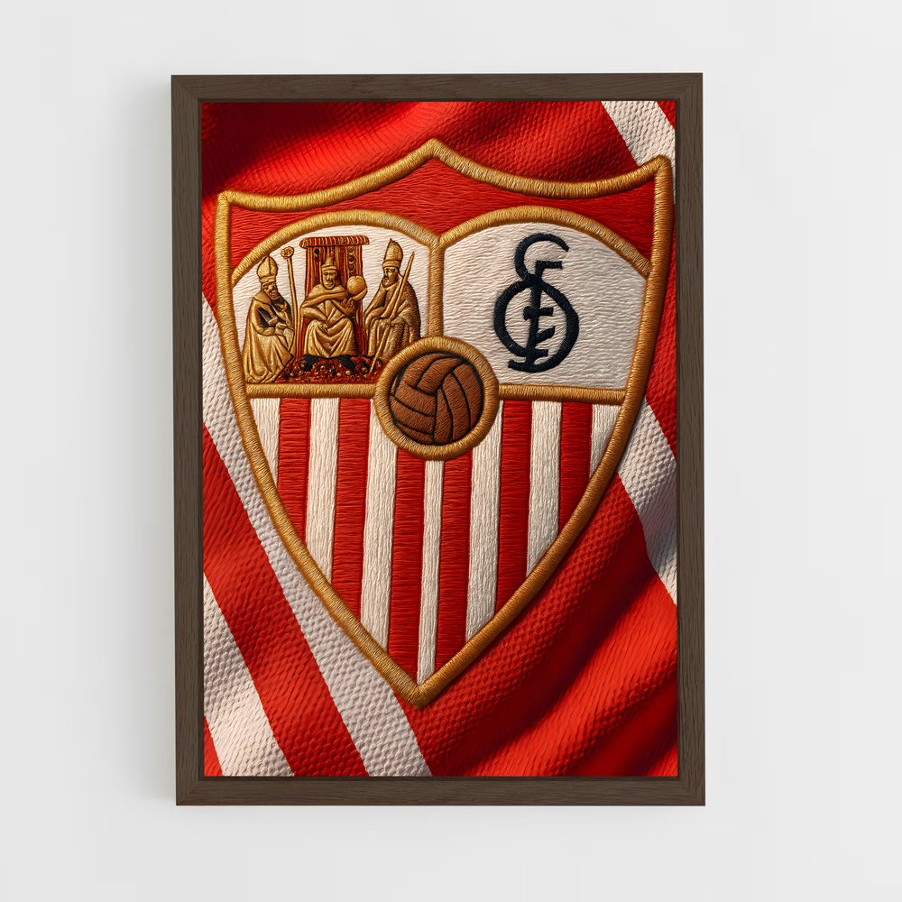 ap-sevilla fc-5 cadre Bois foncé