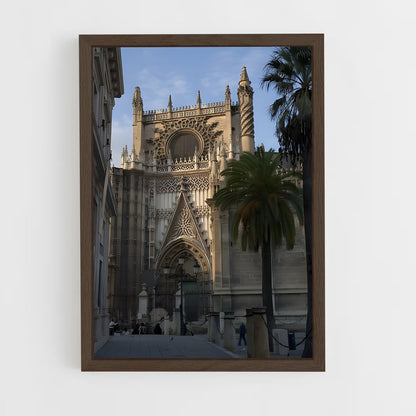 ap-seville cathedral-1 cadre Bois foncé