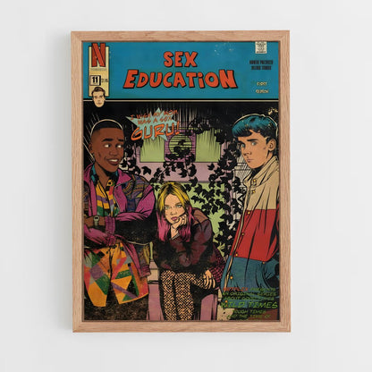 ap-sex education-3 cadre Bois clair