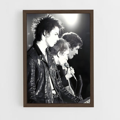 ap-sex pistols-4 cadre Bois foncé