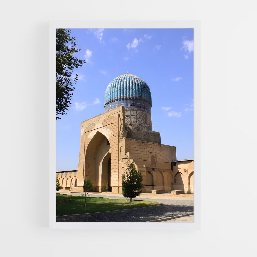 ap-shah i zinda necropolis-3 cadre Blanc