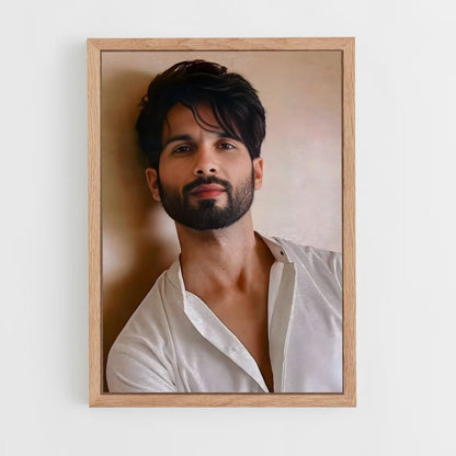 ap-shahid kapoor-2 cadre Bois clair