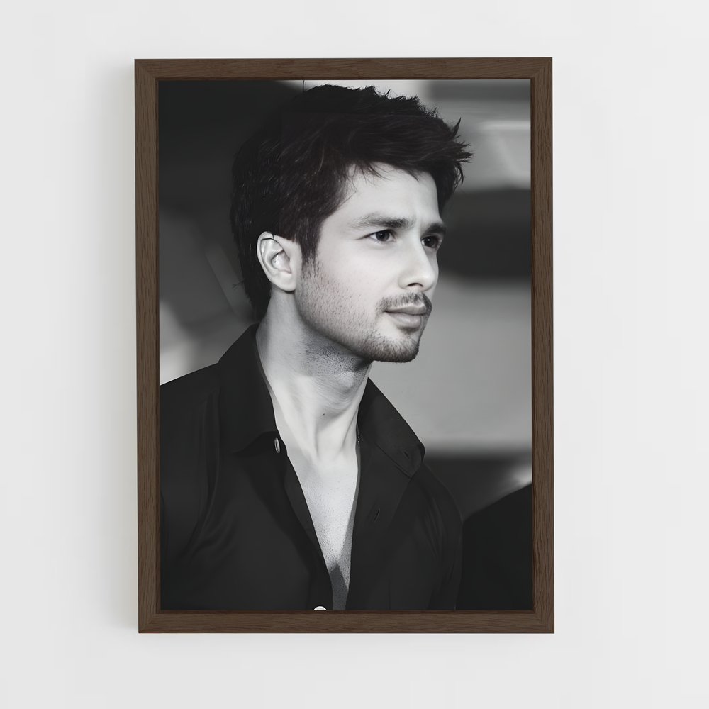 ap-shahid kapoor-4 cadre Bois foncé