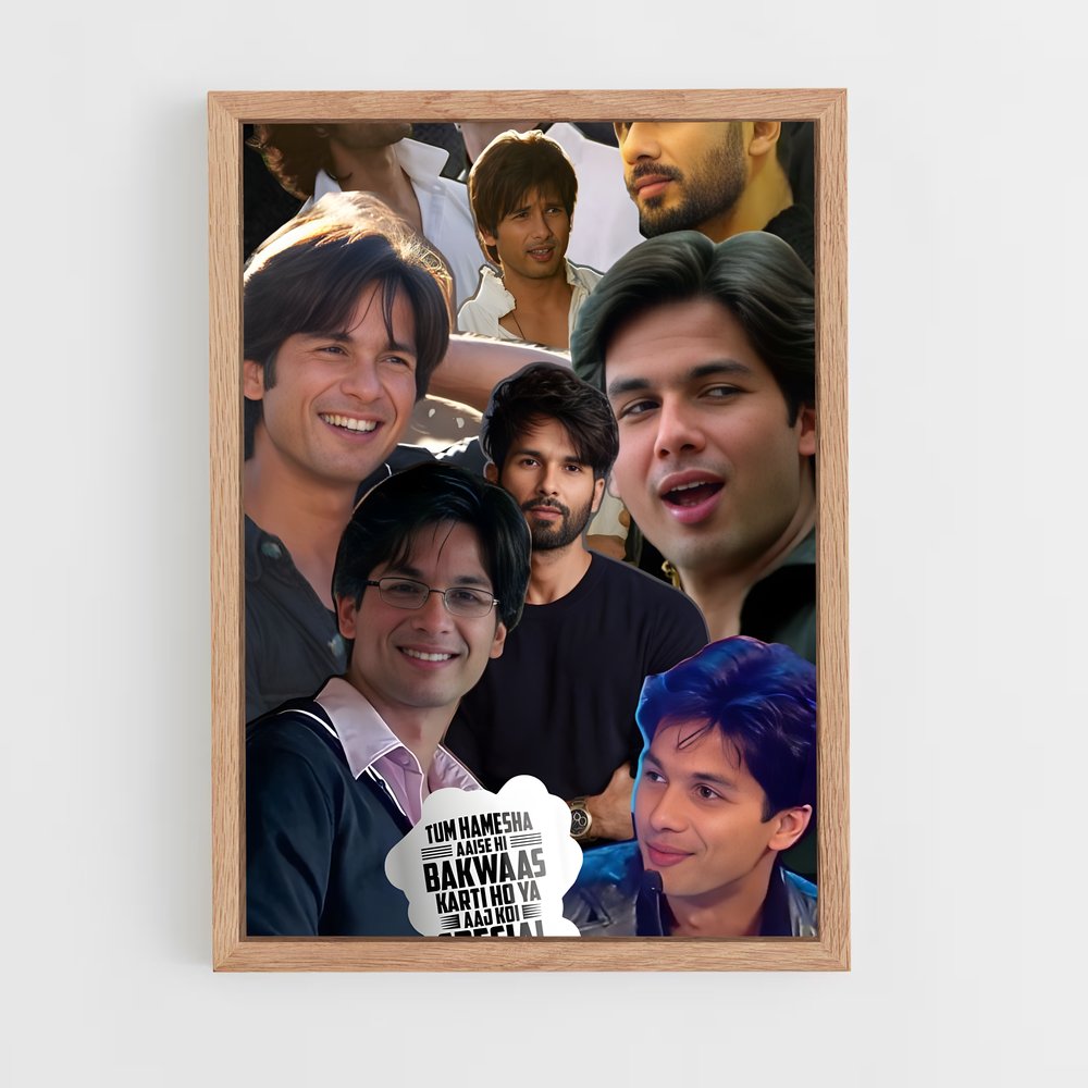 ap-shahid kapoor-5 cadre Bois clair