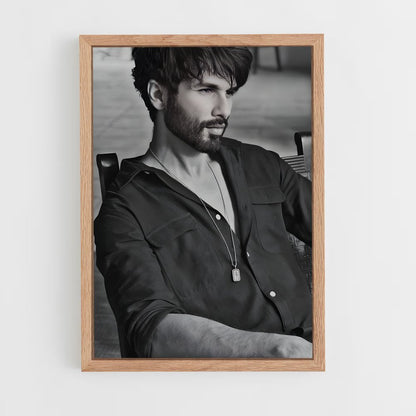 ap-shahid kapoor-8 cadre Bois clair