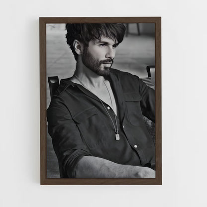 ap-shahid kapoor-8 cadre Bois foncé