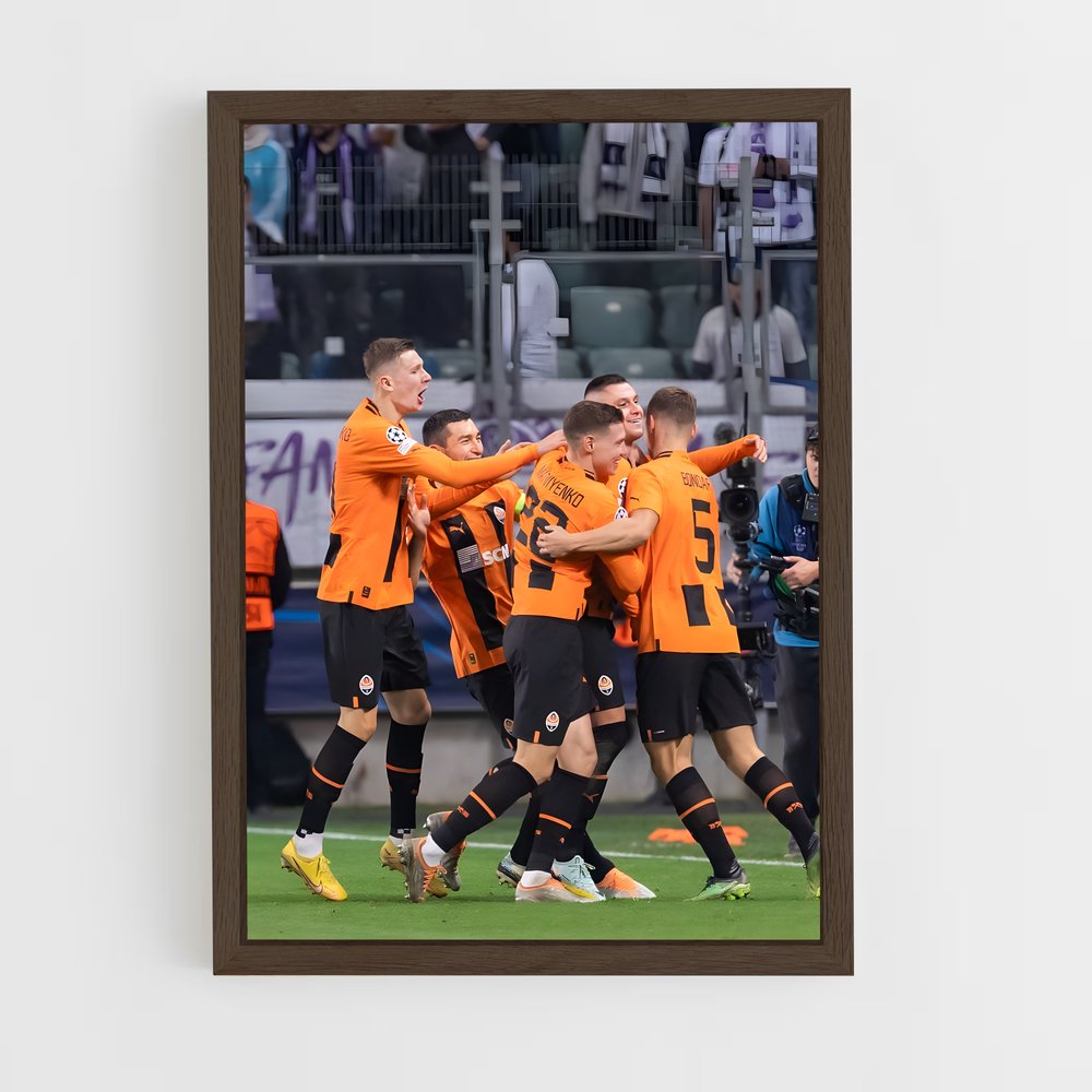 ap-shakhtar donetsk-4 cadre Bois foncé