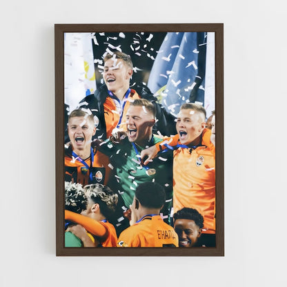 ap-shakhtar donetsk-5 cadre Bois foncé