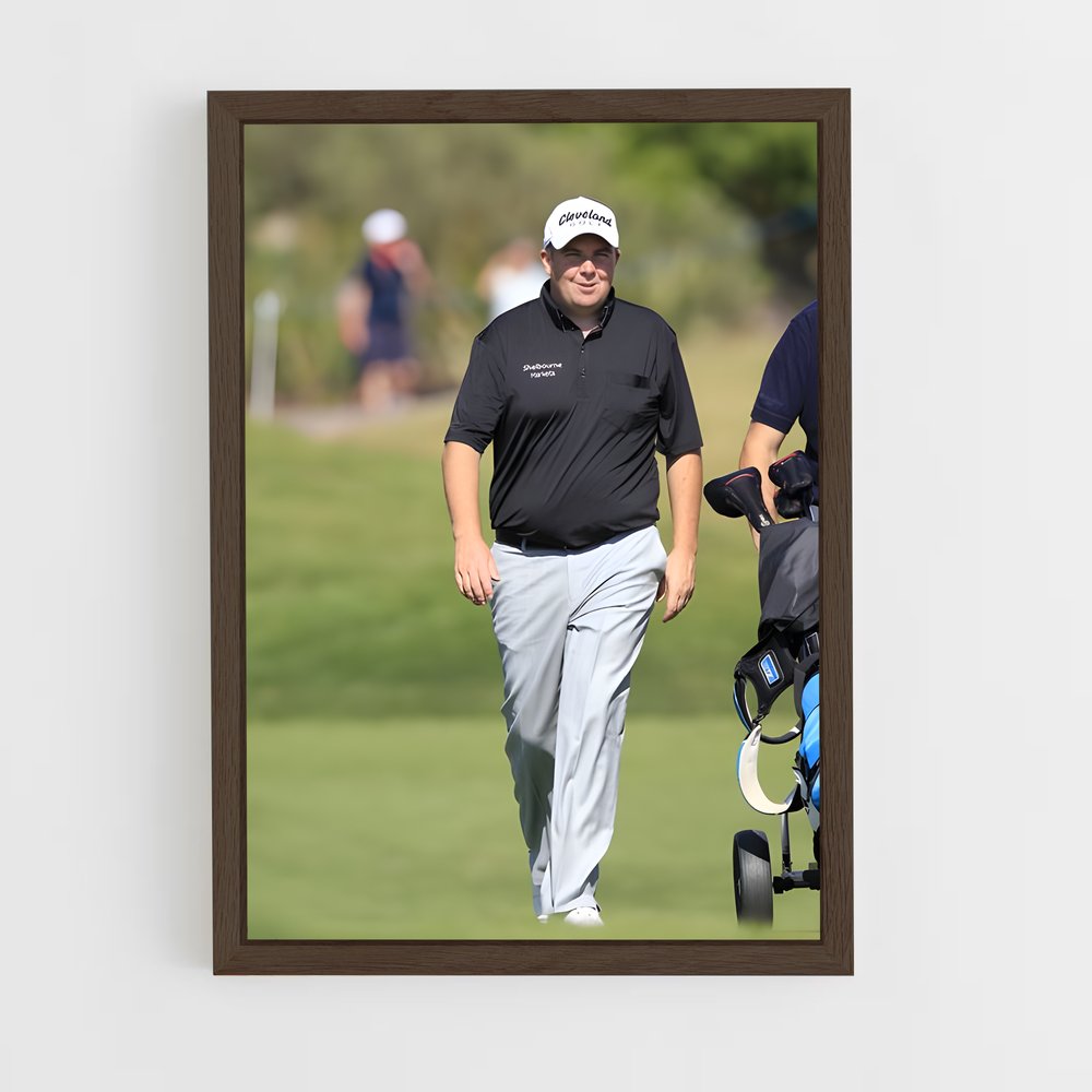 ap-shane lowry-4 cadre Bois foncé