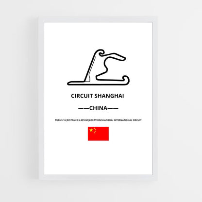 ap-shanghai international circuit china-1 cadre Blanc