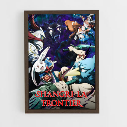 ap-shangri la frontier-7 cadre Bois foncé