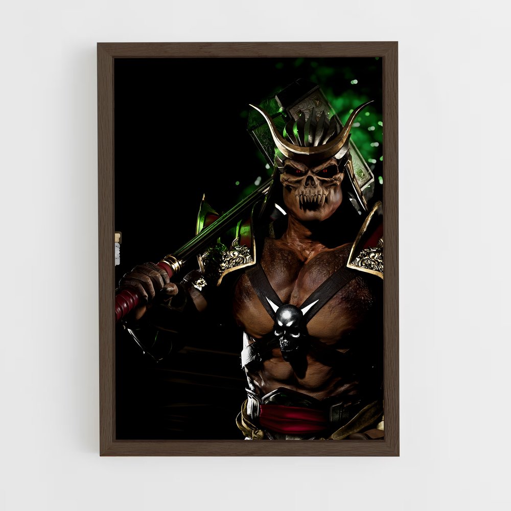 ap-shao kahn-1 cadre Bois foncé