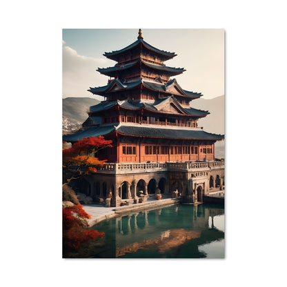 Poster Temple Shaolin