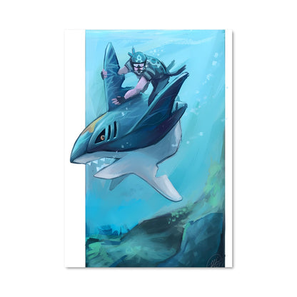 Poster Riding the Wave