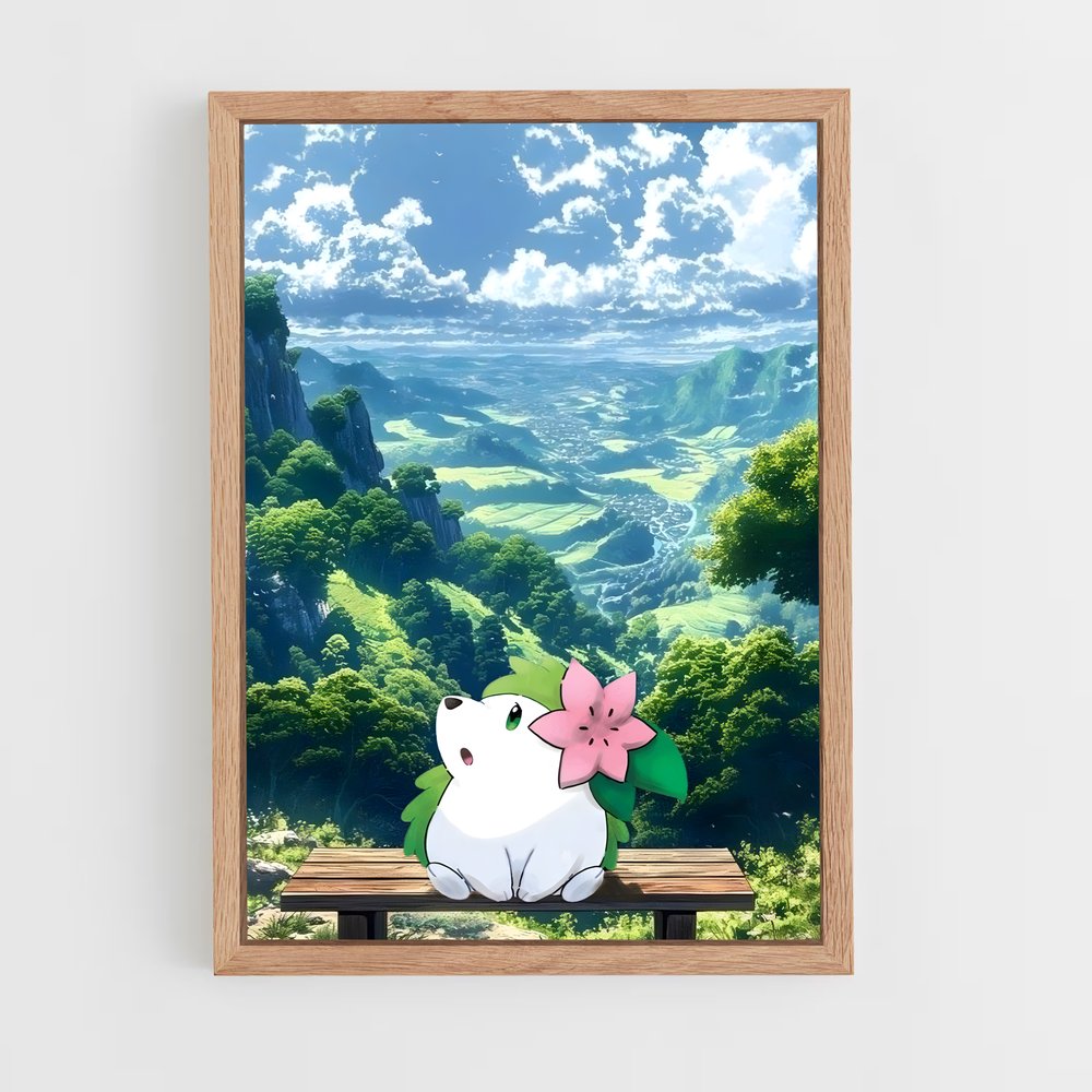 ap-shaymin-2 cadre Bois clair