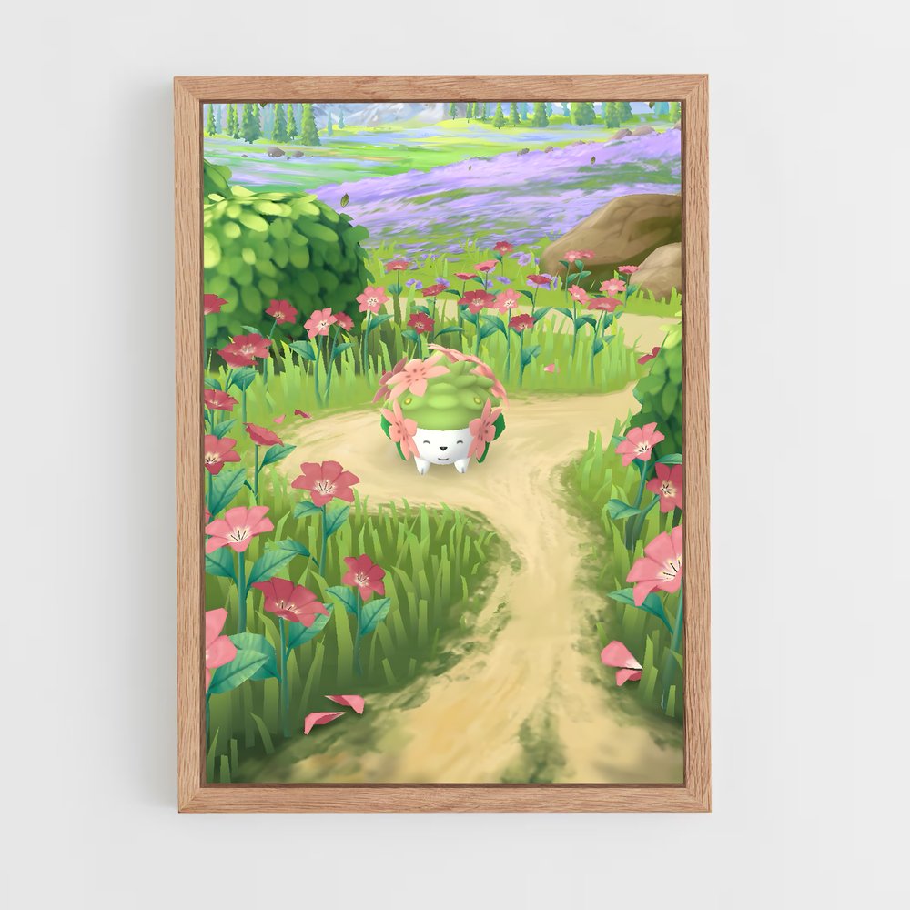 ap-shaymin-3 cadre Bois clair