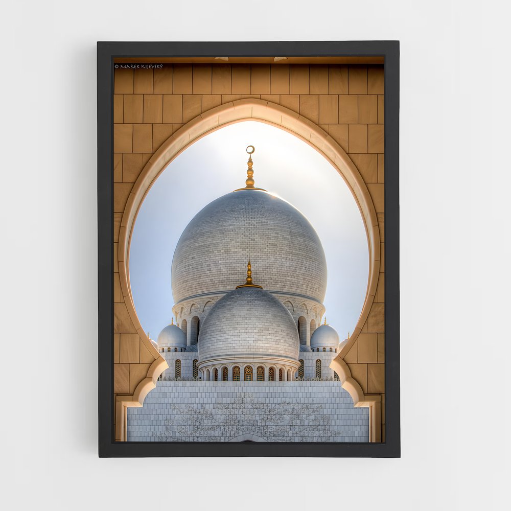 ap-sheikh zayed mosque-9 cadre Noir