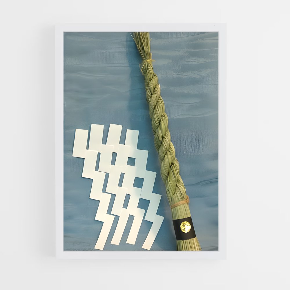 ap-shimenawa rope-2 cadre Blanc