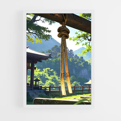 ap-shimenawa rope-3 cadre Blanc