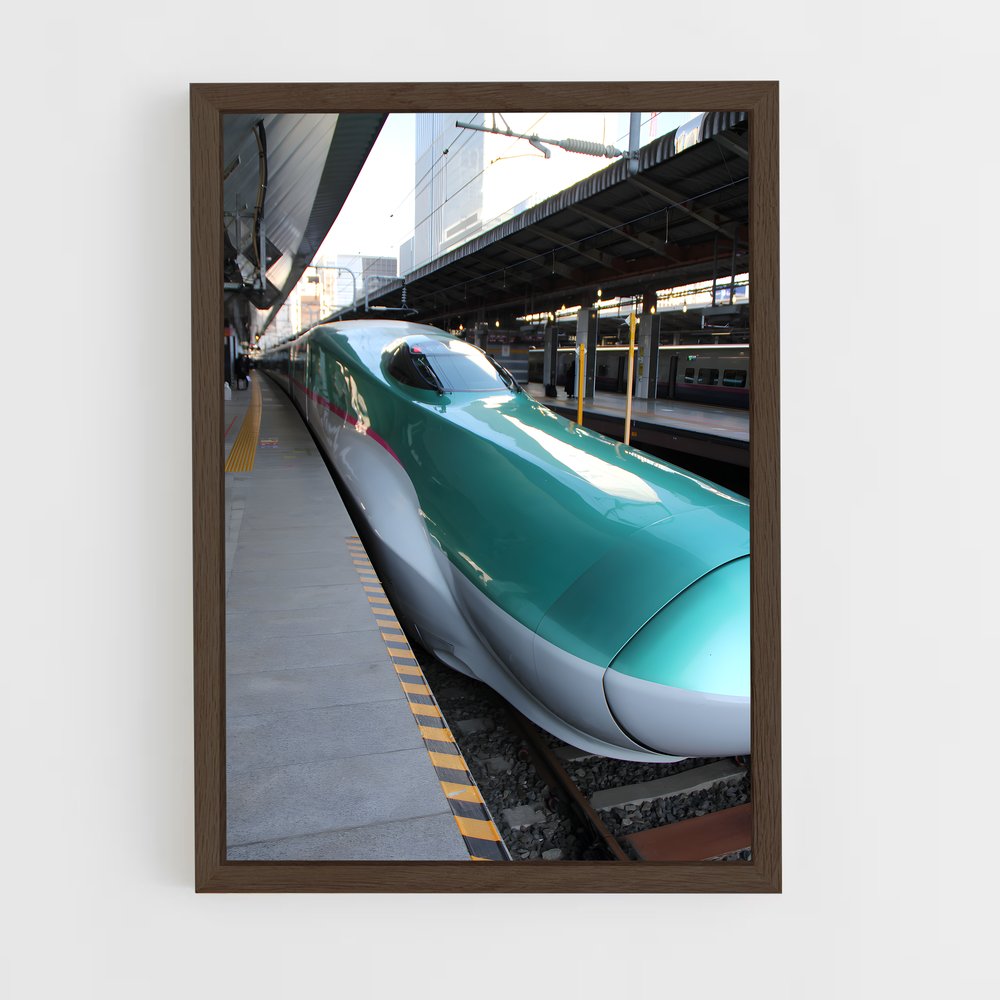 ap-shinkansen e5 hayabusa-3 cadre Bois foncé