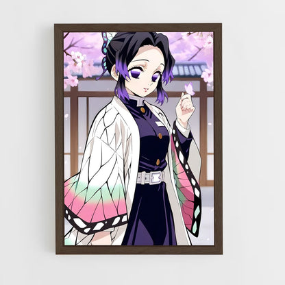 ap-shinobu kocho-5 cadre Bois foncé