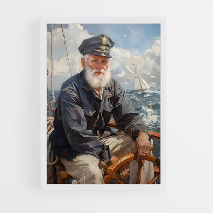 ap-ship captain-2 cadre Blanc
