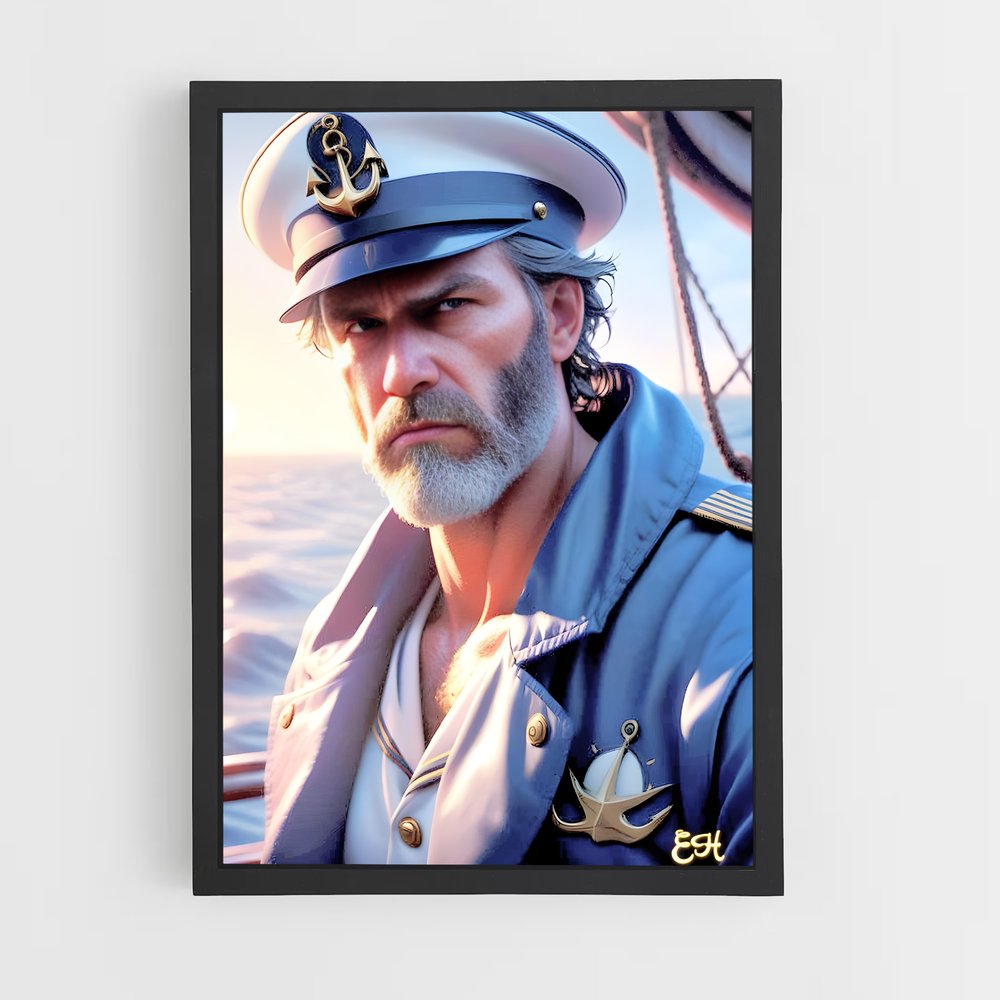 ap-ship captain-8 cadre Noir