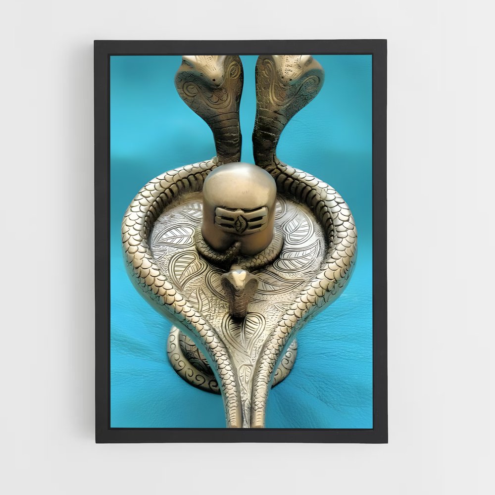 ap-shiva lingam-8 cadre Noir