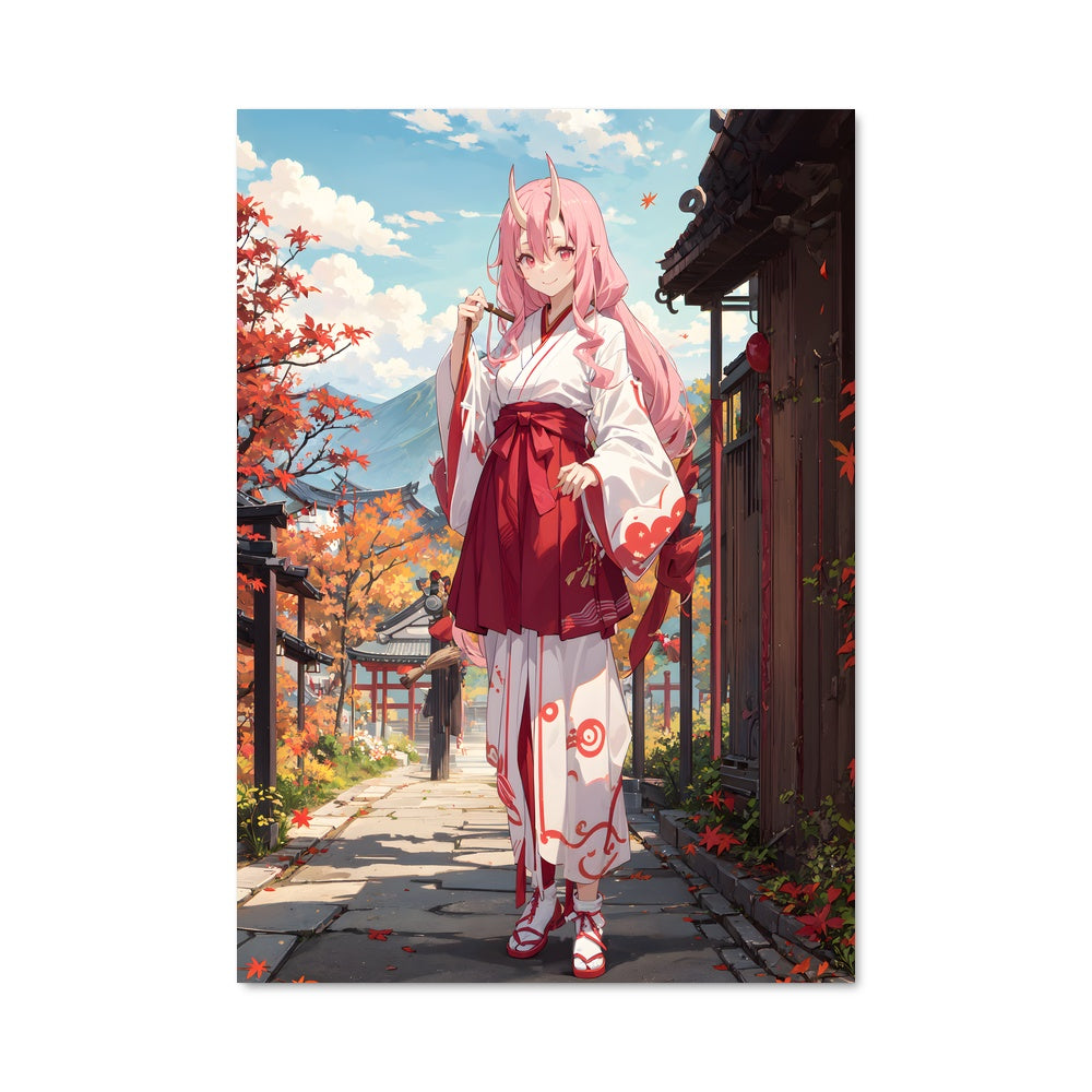 Poster Promenade en Kimono