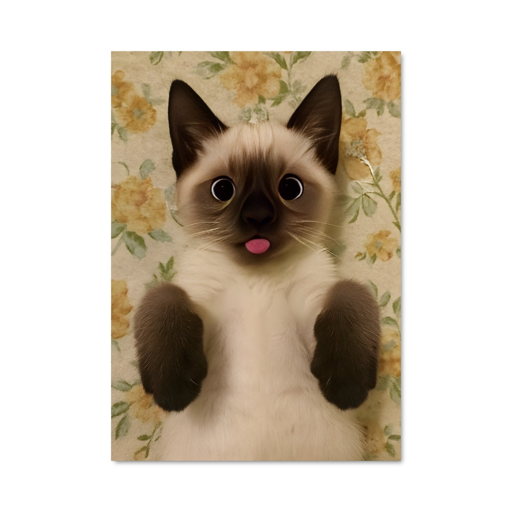 Poster Chat en Équilibre