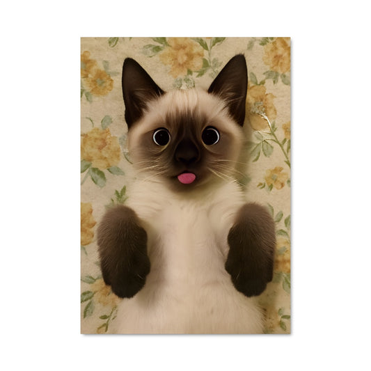 Poster Chat en Équilibre