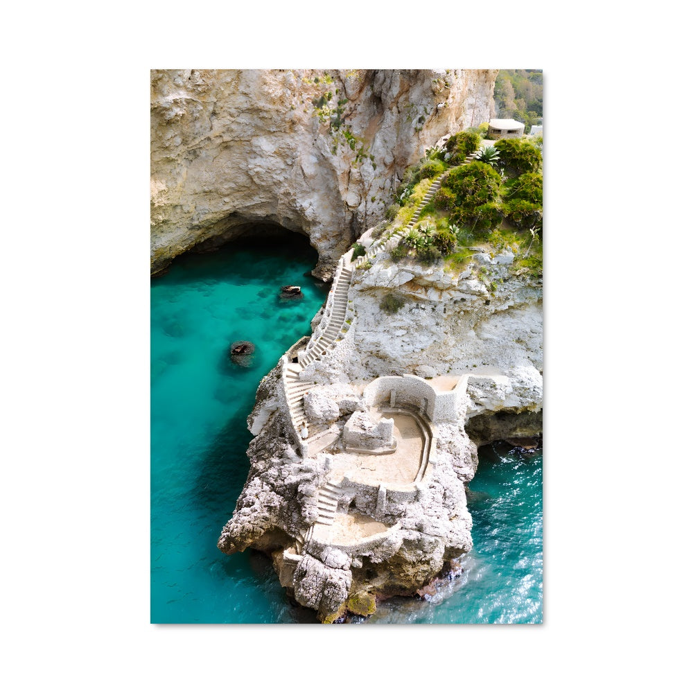 Poster Escaliers Vers les Caves