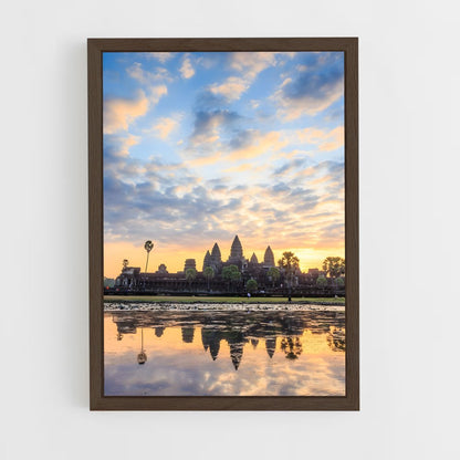 ap-siem reap-2 cadre Bois foncé