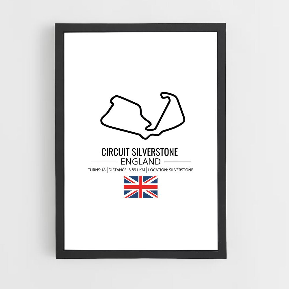 ap-silverstone circuit uk-2 cadre Noir