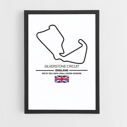 ap-silverstone circuit uk-3 cadre Noir