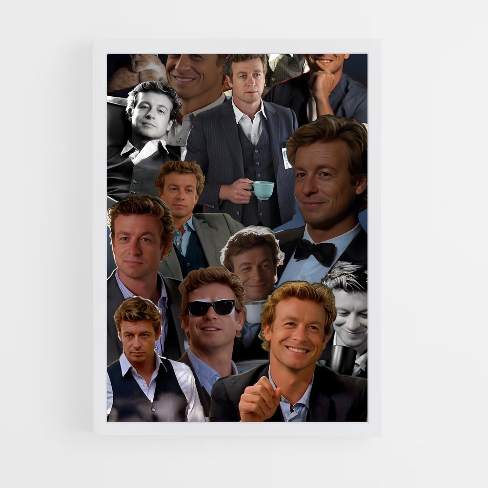 ap-simon baker-1 cadre Blanc