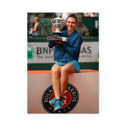 Poster Triomphe Sur Le Court