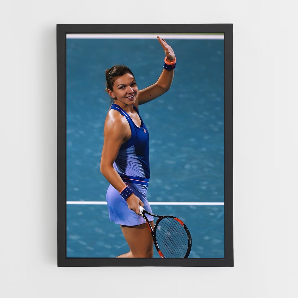 ap-simona halep-3 cadre Noir
