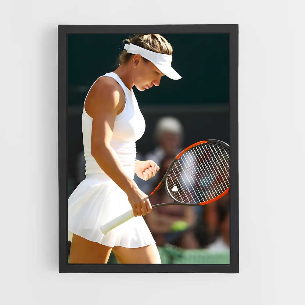 ap-simona halep-4 cadre Noir
