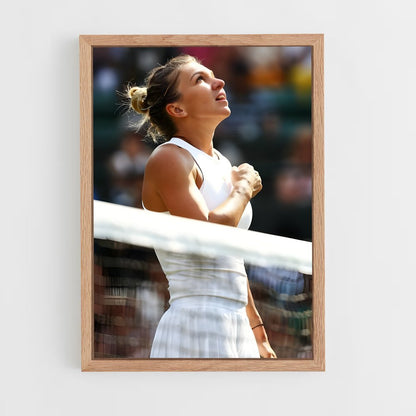 ap-simona halep-5 cadre Bois clair