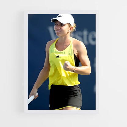 ap-simona halep-8 cadre Blanc