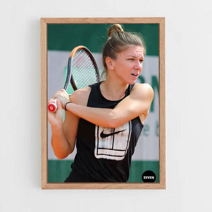 ap-simona halep-9 cadre Bois clair