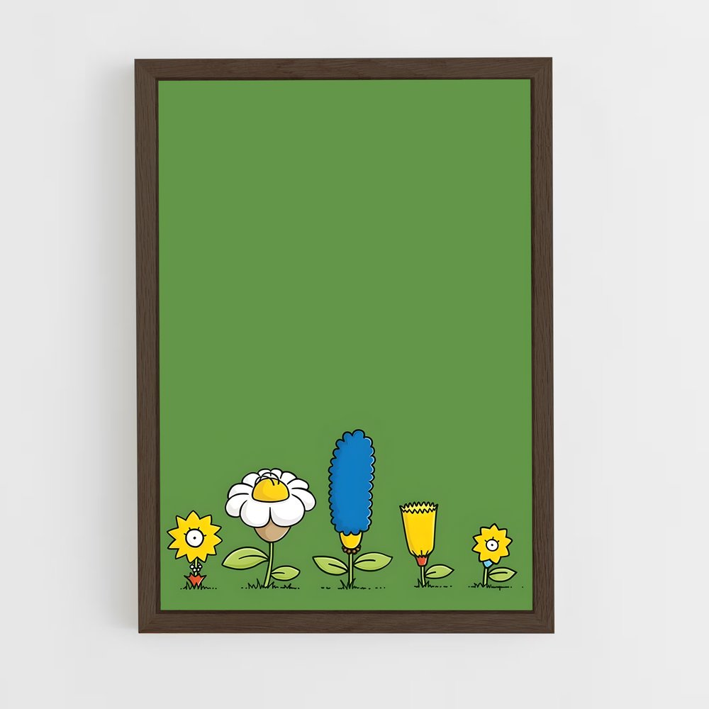 ap-simpsons-4 cadre Bois foncé