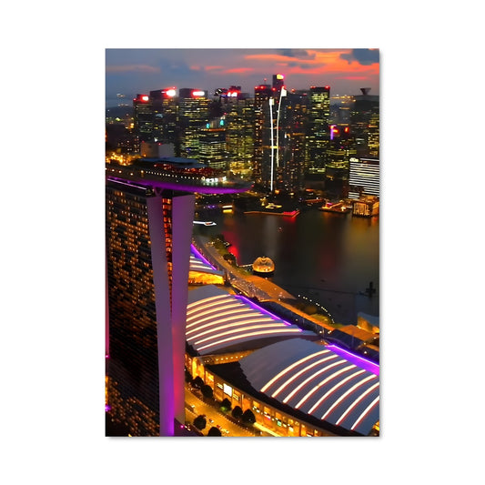 Poster Singapore Nightscape