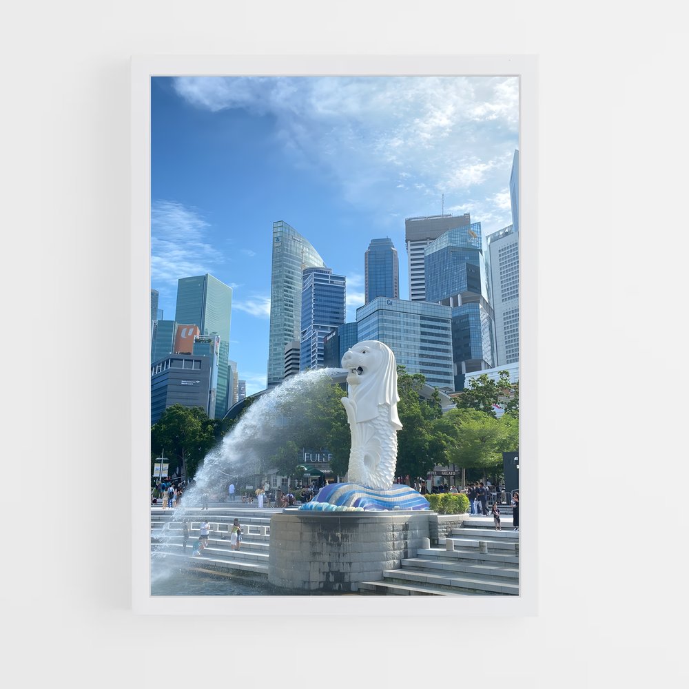 ap-singapore city-16 cadre Blanc