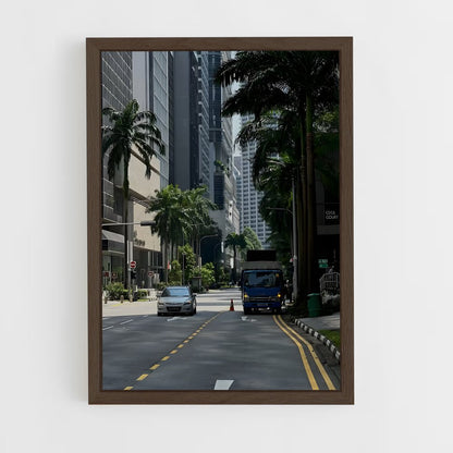 ap-singapore city-6 cadre Bois foncé