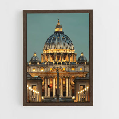 ap-sistine chapel-1 cadre Bois foncé
