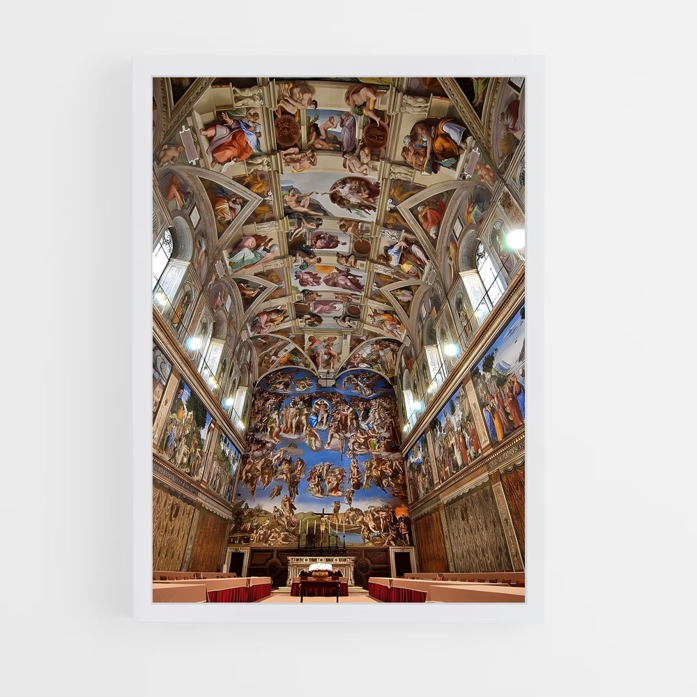 ap-sistine chapel-2 cadre Blanc